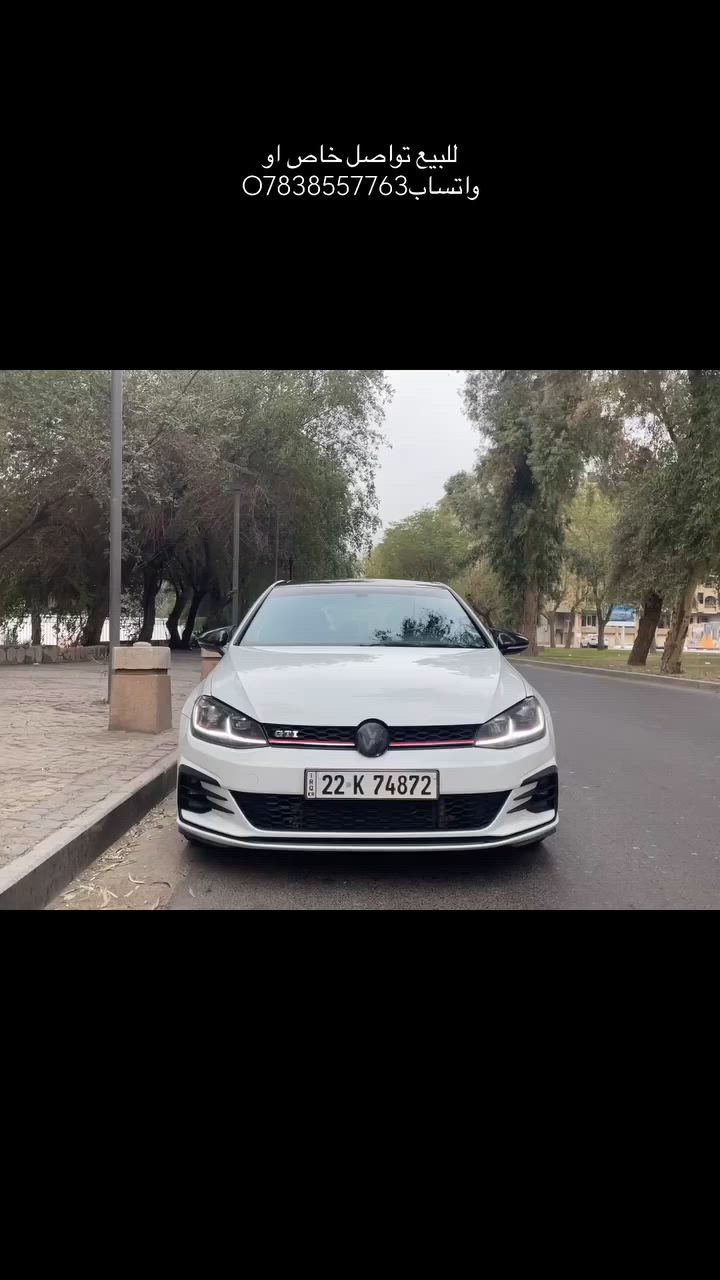 السلام عليكم كولف GTI موديل 21 كير عادي عليها فول هوائيات وبرمجة وعليها ادامة كاملة من جميع النواحي 
للاستفسار *********** اتصال او واتس اب
