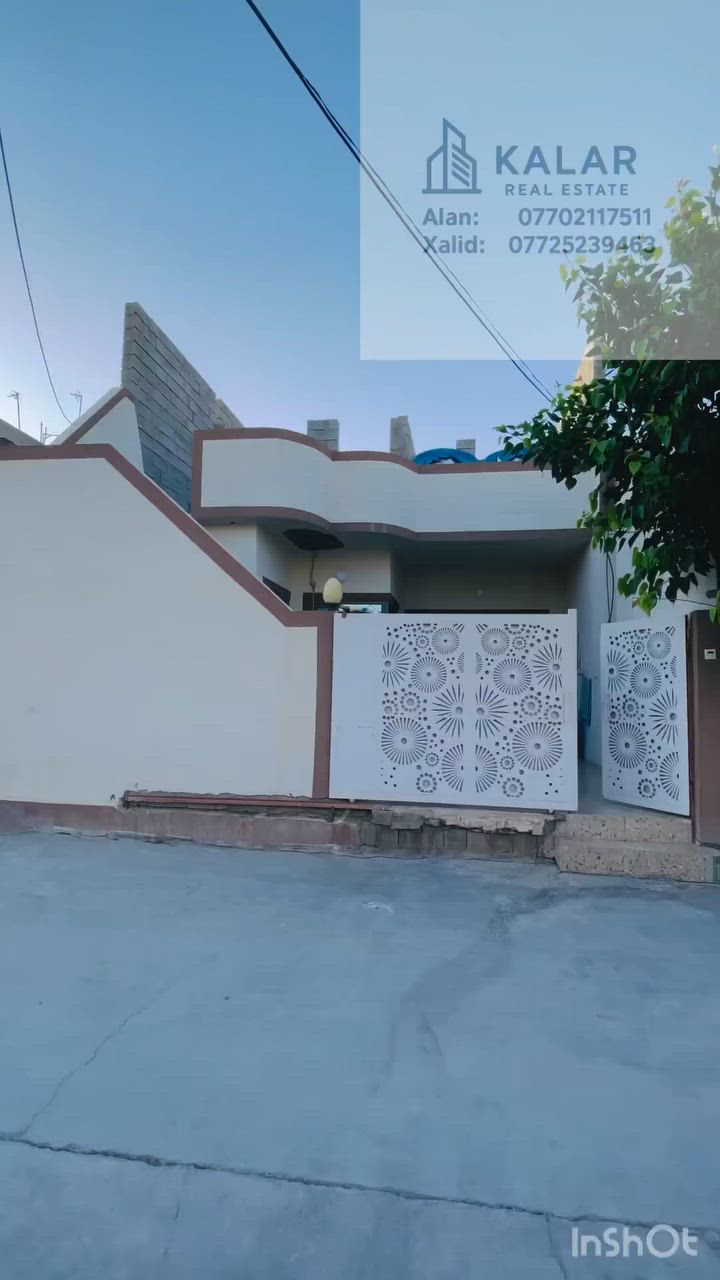 🏠ســـلاوي خواتان لي بيت

🪬 خانو بو فروشتن

💎روبه ري خانوكه (١٥٠م)
 
💎شوينيكي زور خوشي هيه گازينو گوران💎

💎له دوقات پيكهاتوه قاطي سه ره وه هيكله 

 لایکیو فولوي پەیجە کەبـکەن بــەرک نە بێت👉👉👉👉👉

#_بۆ_کڕین_و_فرۆشتن_و_بەکرێدانی_هەموو_جۆرە_موڵکێک🏠
#_خانوو_زەوی_شوقە_دوکان_باخ_دۆنم #_کەلار_ڕزگـــاری
📲***********📲
....................          .....................        ......................
#‌‌_ئێوەی بەڕێزیش گەر موڵکتان هەیە دەتانەوێ بیفرۆشن🏠

یان دەتانەوێ بەکرێی بدەن ئەوا دەتوانن تەواوی زانیاریەکان🏠

#_ناونیشانی تەواوی موڵکەکەت،🏠

#_چەن وێنەیەکی موڵکەکەت،🏠

#_نرخی گونجاوی موڵکەکەت،🏠

#بنێرن_بۆ_پەیج🏠

#_یان_فایبەر_یان_تێلیگرام_یان_وەتس_ئاب

ئەم ژمارەيه🏠📲***********📲
