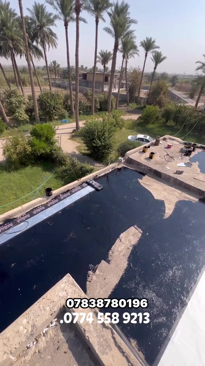 ‏  ‏‪‪ ‏‪‪***********‬‬‏
***********.

أكمل مشاهدة العمل بنفسك ولاحظ الدقة بالعمل
‏  ‏‪‪
سعر المتر[3500 ]للمادة الايرانية سعر المتر للايطالي يبدا من [4000] حسب النوعية 
نعمل على كافة المحافضات من الشمال للجنوب 
ما عليك سوئ الحجز ويجي الكادر لباب البيت 
مع وصل ضمان 10 سنوات
 كوادر متخصصة علما المادة الأصلية ابو الألياف  عازل للحرارة بنسبه ١٠٠%عاكس بنسبه ٩٠%
خفيف الأحمال للسطوح القديمه والجديدة 
سريع التركيب شرط العمل بالمادة الإيرانية أو الامتياز الايطالي العمل بالزفت الحار او بدون حسب الطلب وايضا يتوفر بالزفت  البارد ما عليك سوى الاتصال
للحجز
‏‪‪***********‬‬‏
***********. 

 ‏

