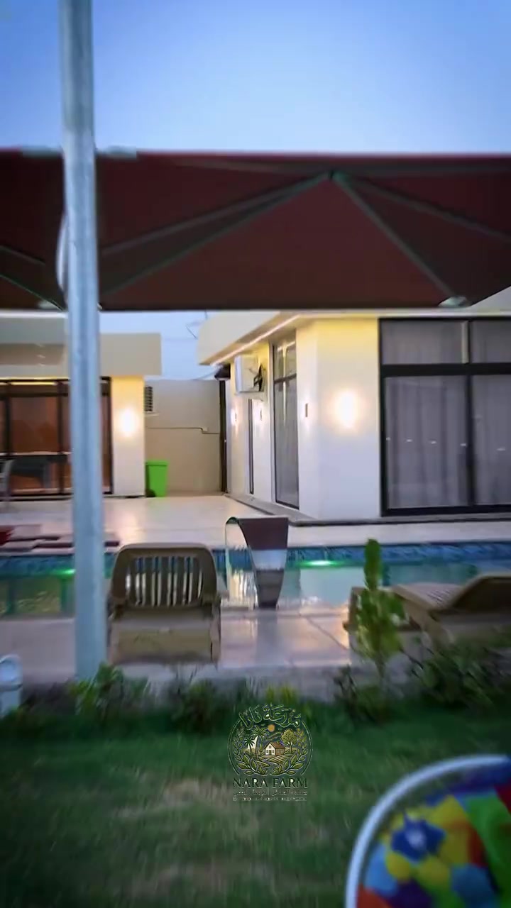 🌴 مزارع نارا | حيث تلتقي الفخامة بالطبيعة 🌴
​هل تبحث عن المكان المثالي لقضاء عطلة نهاية أسبوع لا تُنسى؟ أو تخطط لجمع العائلة والأصدقاء في أجواء خاصة ومليئة بالراحة؟
​"مزرعة نارا" تفتح أبوابها لتمنحكم تجربة استثنائية بعيداً عن صخب المدينة!
​✨ ما يميزنا:
• ​🏊‍♂️ مسابح للكبار والأطفال: مياه معقمة ونظيفة تماماً مع نظام فلترة حديث.
• ​🏡 فيلا فاخرة: صالات مكيفة بالكامل، غرف نوم مجهزة بأعلى مستويات الراحة، ومطبخ متكامل.
• ​🌳 حدائق ومساحات خضراء: جلسات خارجية ساحرة بتصميم مودرن، وجلسات عربية تراثية.
• ​🍢 منطقة شواء (BBQ): مجهزة بالكامل لتستمتعوا بأجمل الأوقات مع عوائلكم.
• ​🎯 منطقة ألعاب: وسائل ترفيهية للكبار والأطفال (بلياردو، طاولة، وألعاب أطفال).
• ​🔒 خصوصية وأمان تام: المزرعة مسوّرة بالكامل وتضمن لكم الخصوصية المطلقة.
​📸 لحظاتكم تستحق أن تُخلّد!
​المزرعة مصممة بزوايا إضاءة وديكورات ساحرة، مثالية لالتقاط أجمل الصور التذكارية وجلسات التصوير الاحترافية.
​📞 للحجز والاستفسار:
• ​📱 رقم الهاتف: [***********]
• ​📍 الموقع: [بغداد قضاءالمدائن منطقة البجامل]
