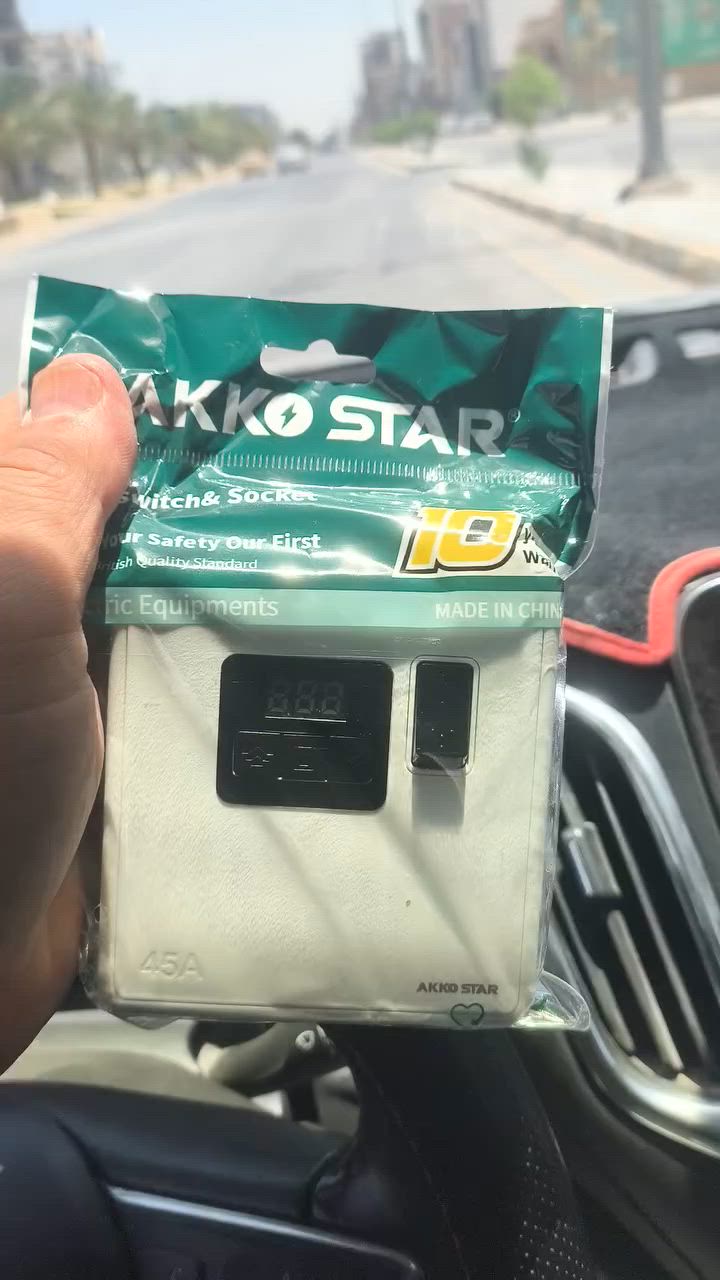 🔌 احمِ أجهزتك من تقلبات الكهرباء! حامي الفولتية الرقمي AKKO STAR يفصل تلقائياً عند ارتفاع أو انخفاض الجهد ويحافظ على سلامة الأجهزة الكهربائية. ✅ شاشة رقمية لعرض الفولت ✅ ضبط حد الارتفاع والانخفاض ✅ تأخير تشغيل لحماية الأجهزة ✅ قدرة تحمل حتى 45 أمبير
📞 متوفر الآن بسعر منافس، راسلنا للحجز والاستفسار. #حماية_الأجهزة #منظم_فولت #AKKOSTAR #كهربائيات_منزلية
***********
***********
