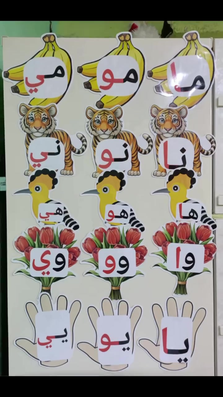 جميع مقاطع الحروف الطويلة المتمثلة بالصور تساعد المعلم ع شرح الحرف مع مقاطعه الطويلة بصورة مبسطة 
#وسائل تعليمية
#للحجزوالاستفسارواتساب 
***********
