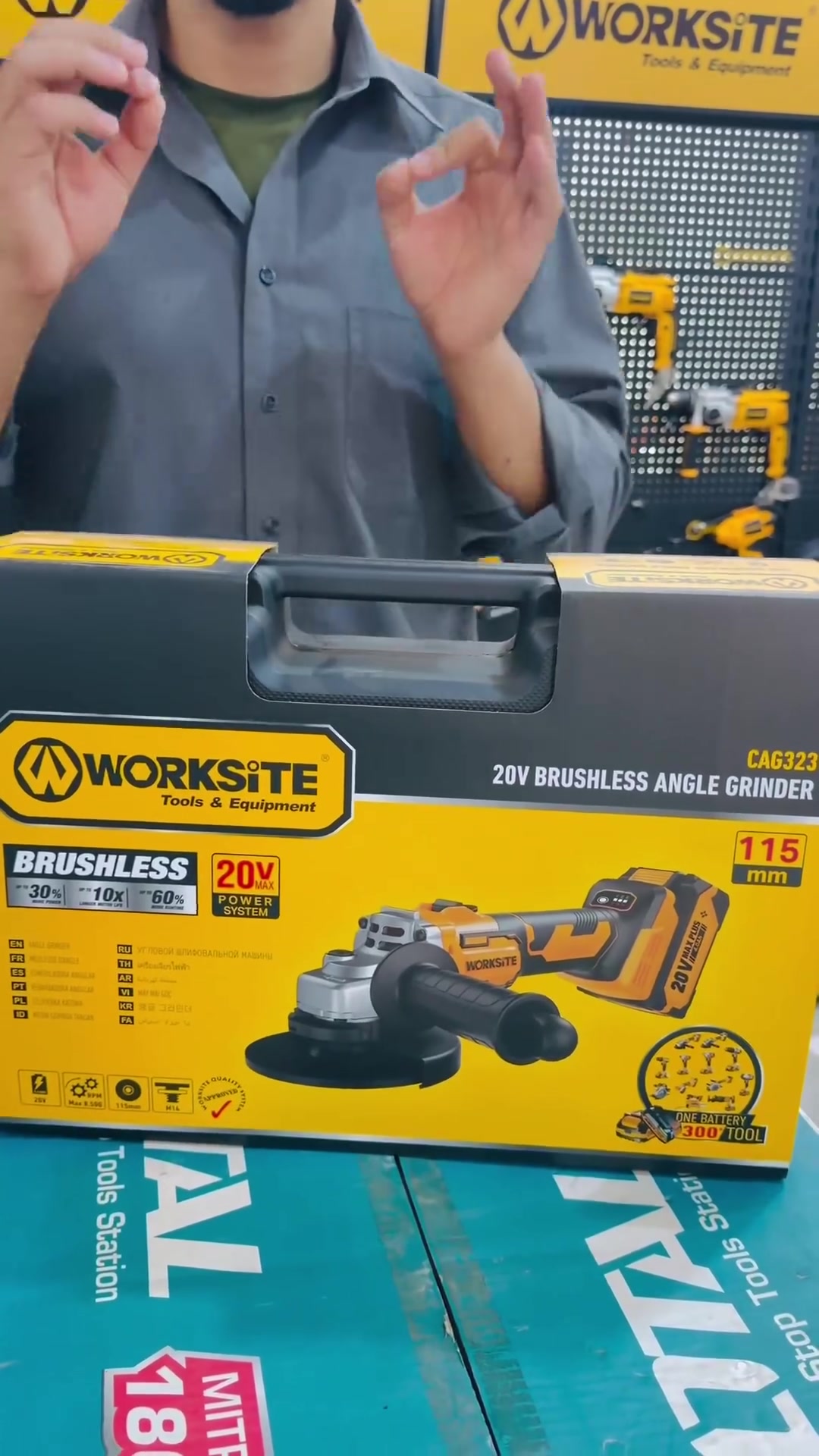 كوسرة الشحن WORKSITE 1200 واط | 20 فولت ⚡

✅ محرك قوي 1200 واط
✅ بطارية ليثيوم 20 فولت
✅ 6 سرعات تصل إلى 8500 دورة/الدقيقة
✅ قرص 115 ملم
✅ حماية بدون مفتاح (Tool-Free)
✅ تأتي مع بطارية، شاحن سريع، مقبض جانبي، مفتاح، و5 أقراص قص هدية

WORKSITE… لأن الجودة ليست خيارًا، بل معيارًا. 🟡⚫

📍 متوفرة الآن لدى شركة أحمد الشيخلي
📞 ***********
📞 ***********

🚚 توصيل إلى جميع محافظات العراق
الكمية محدودة… اطلبها الآن قبل نفادها!
