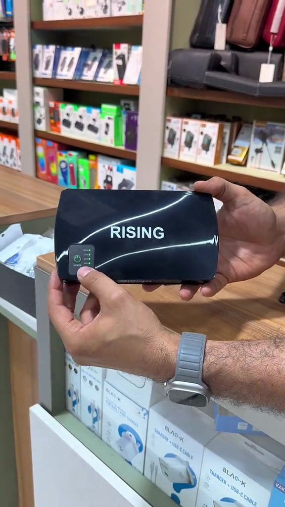 🔋 UPS Nano RISING M18P – مزود طاقة احتياطي للراوتر (FTTH ONT + ONU) لا تخلي انقطاع الكهرباء يوقف الإنترنت! ⚡ جهاز RISING M18P هو الحل المثالي للحفاظ على تشغيل الراوتر وجهاز الـ ONT/ONU أثناء انقطاع الكهرباء، حتى تبقى متصل بالإنترنت بدون انقطاع. ✨ مميزات المنتج: * 🔋 بطارية بسعة 8800mAh. * 🌐 مصمم لتشغيل أجهزة FTTH ONT + ONU. * ⚡ يدعم USB وتقنية Quick Charge 3.0. * 💼 تصميم صغير وخفيف وسهل الاستخدام. * 🛡️ ضمان لمدة سنة كاملة. * ✅ جودة تصنيع ممتازة وأداء مستقر لحماية اتصالك بالإنترنت. 💰 السعر: 20 ألف دينار عراقي فقط 🚚 التوصيل: 5 آلاف دينار إلى جميع محافظات العراق. 📞 للطلب والاستفسار: ***********@ #creatorsearchinsights #graphchart 

