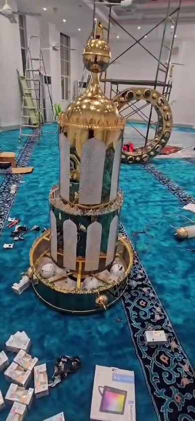 السلام عليكم.
جزء من أعمالنا داخل الموصل .
تم الانتهاء من ترميم احد مساجد الموصل.
اللهمّ لك الحمد 

للتواصل
***********
***********
.
.
.ملاحظة
نعتذر عن ربط الاحمال خارج الساعة(العداد)
