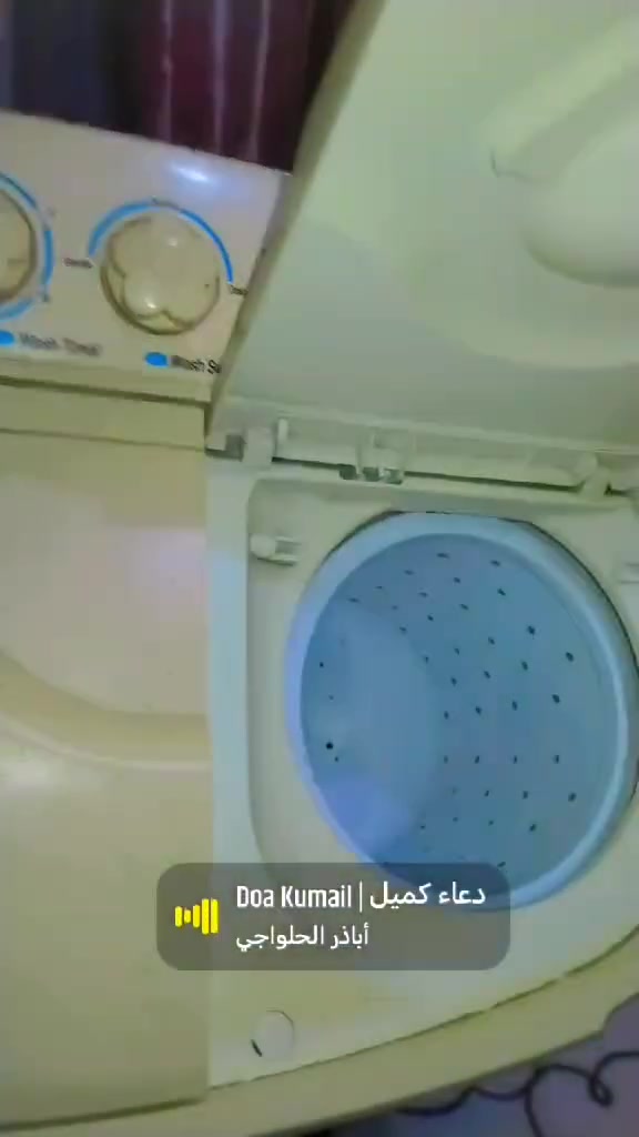 العنوان كربلاء حي النضال يم سوك الحراميه الرقم*********** غساله  الحجم الصغير تشتغل تنشيف بس الغسيل يرادله تبديل قايش حتا يشتغل والسعر 30
