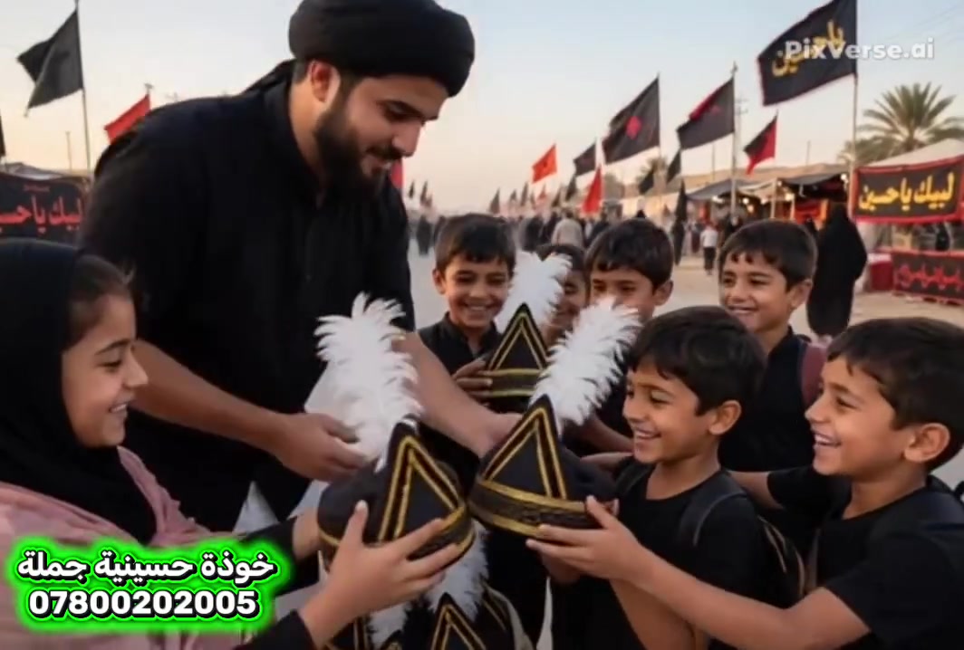 ٪خصم للمواكب الحسينية 
خوذة حسينية 
        جملة فقط
للطلب ***********
النجف الاشرف المدينة المائية 
#شركة_النازك_للقماصل_الجلدية 
#سبري_النازك
