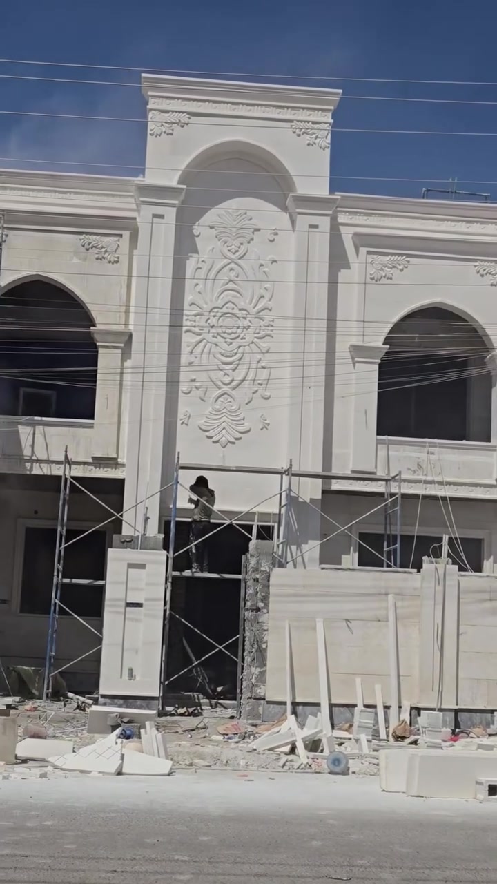 كادر من الموصل  تغليف واجهات حجر مرمر استلام مهندس تصميم وتنفيذ
موقع العمل الخالديه للتواصل *********** واتساب

