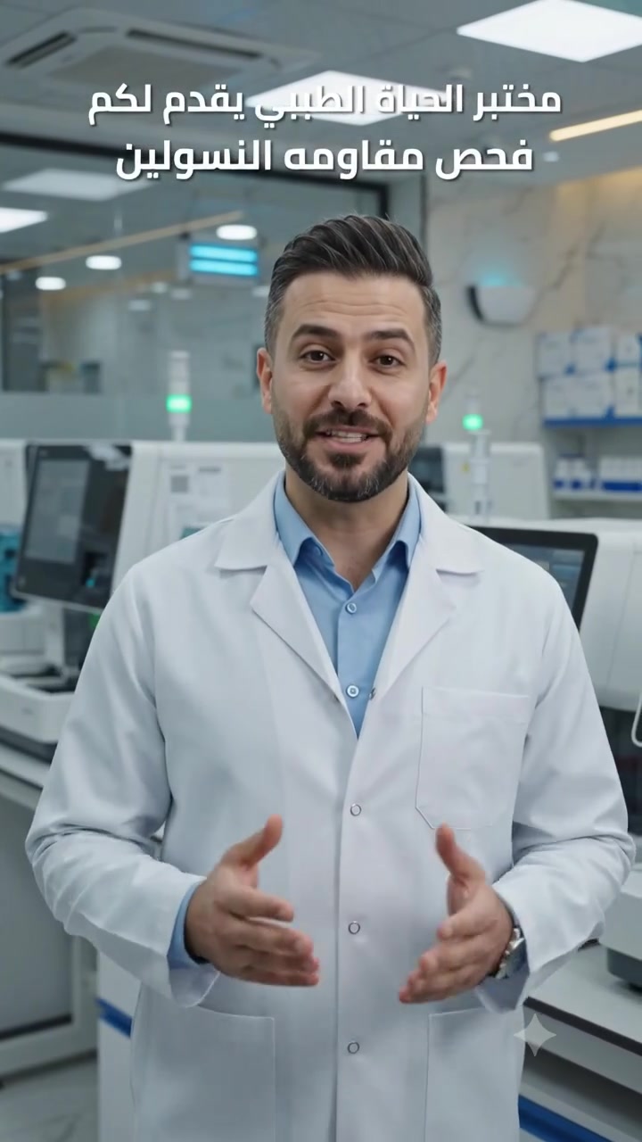 مختبر الحياة الطبي  يقدم لكم 
    فحص مقاومة الانسولين     وبسعر 25 الف  فقط
يتطلب الفحص صيام عن الطعام لمده لا تقل عن 8 ساعات 
للحجز والاستفسار *********** - ***********
العنوان : ابو دشير - الشارع العام - مقابل السوق - مجاور غذائيه ابو جواد
