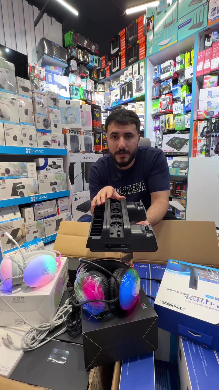 تخفيض تخفيض تخفيض 

ستاند بلي وبنفس الوقت مبرد 
وشحن جوستك وستاند اقراص 
.
سماعه RGB 
بدقة عالية وتفاصيل قويه 
وبأنسب الاسعار 
.

المخزومي للالكترونيات 
وياك لانك تستحق الافضل 
العنوان: النجف - شارع غري نفط 
للاتصال على الرقم التالي 
***********⁩‬
