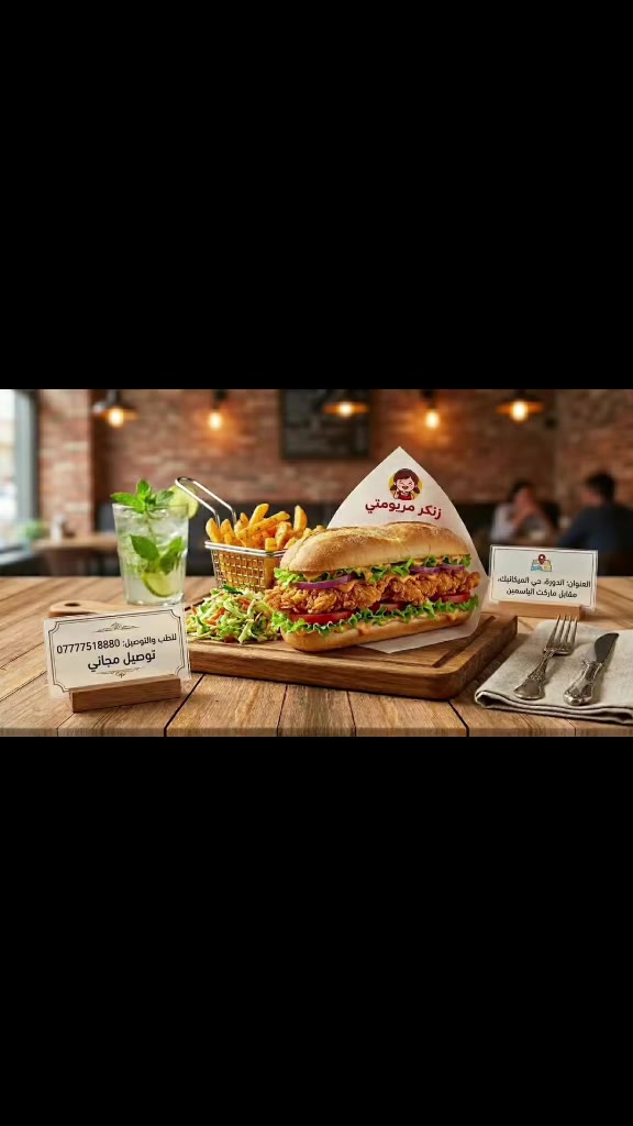 🌯 شاورما مريومتي 🌯
📍 حي الميكانيك
📞 ***********
يؤبرني الجوعان! 🤍🔥
لفّة شاورما محمّرة على الصاج محشية بالنكهة والطعم اللي يخليك ترجع لها مرة بعد مرة. إذا الجوع ناداك
مريومتي هو الجواب! 😋
بانتظاركم يوميًا
والطعم يحكي عن نفسه
