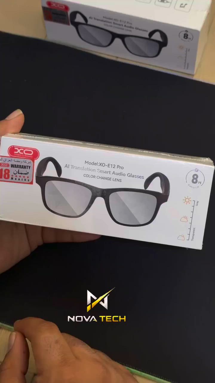 🕶️ المستقبل بين يديك مع نظارات XO الذكية! 🕶️
هل تبحث عن الأناقة والتكنولوجيا في آن واحد؟ نقدم لكم نظارات XO-E12 Pro، الجيل الجديد من النظارات الذكية التي تجمع بين الذكاء الاصطناعي والتصميم العصري.
لماذا تختار XO-E12 Pro؟
 ترجمة فورية بالذكاء الاصطناعي: تواصل مع العالم دون حواجز لغوية.
 صوت ذكي (Smart Audio): استمتع بتجربة صوتية متميزة مباشرة من نظارتك.
 عدسات متغيرة الألوان: تتكيف العدسات تلقائياً مع شدة الإضاءة؛ تصبح رمادية في الشمس وشفافة في الأجواء الغائمة.
 بطارية تدوم طويلاً: استمتع بـ 8 ساعات من الاستخدام المستمر.
✨ تصميم أنيق وعصري يواكب أسلوب حياتك.
📞 للطلب والحجز، تواصل معنا الآن عبر الرقم:
***********
سارع بالحجز فالكمية محدودة! #NOVATECH #اكسبلور #تقنية #ضمان

