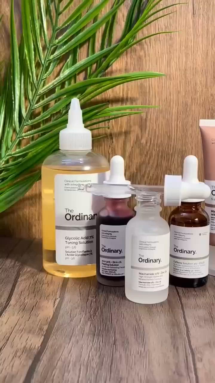 ✨ روتين البشرة المثالي من The Ordinary ✨
💧 تونر Glycolic Acid  
يقشر البشرة بلطف ويزيل الخلايا الميتة ويعطي نعومة وإشراقة
☀️ واقي شمس The Ordinary SPF 30  
يحمي البشرة من أشعة الشمس
🧴 مجموعة سيرومات The Ordinary 
سيروم الأحماض لتجديد البشرة وتقشيرها
سيروم النياسيناميد لتقليل الحبوب والمسام 
سيروم الكافيين للهالات تحت العين 
#الاصلي_100
#للحجز_والاستفسار_دايركت
#ستوريات + #بوست #احجزو_الأن #توصيل_لجميع_محافضات_العراق  #ريلز #عرض_الدلال 
🍯


**إذا كنت صاحب هذا الإعلان وتريد حذفه لأي سبب، رجاءا أرسل رسالة إلى الدعم الفني**