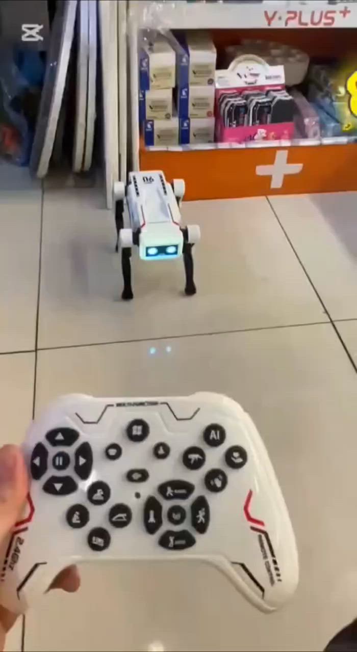 روبوت الكلب الذكي AI ROBOT – تحكم عن بُعد 2.4GHz مع أوامر صوتية

روبوت كلب تفاعلي يعمل بالتحكم عن بُعد بتقنية 2.4GHz، مصمم للحركة واللعب وتنفيذ أوامر متعددة مع إضاءة وموسيقى.

 • يعمل بتحكم عن بُعد بتردد 2.4GHz لسهولة التحكم بالحركات.
 
• يدعم الأوامر الصوتية (Voice Control) والتفاعل المباشر.
 
• مزود بخاصية البرمجة لتنفيذ الحركات حسب تسلسل الأوامر.
 
• حركات متعددة مثل: التقدم للأمام، الالتفاف، الجلوس، النهوض، والانحناء.
 
• يحتوي على موسيقى، رقصات ديناميكية، وإضاءة جذابة.
 
• يدعم وضع الدورية التلقائية (Auto Patrol) ووضع الاستعراض (Stunt).

 • ريموت كنترول 2.4GHz
 • تحكم صوتي
 • الفئة العمرية: 8 سنوات فأكثر
 • الروبوت: بطارية ليثيوم قابلة لإعادة الشحن 3.7V 
 • الريموت: 2 × بطارية AA 1.5V

الملحقات:
 • جهاز تحكم عن بُعد
 • بطارية ليثيوم قابلة لإعادة الشحن 3.7V
 • كابل شحن
 #روبوت #الذكي #التفاعلي #تحكم #اوامر_صوتية #مباشر #الدورية_التلقائية 
 #سنوات #بطارية_ليثيوم #كابل_شحن #سوق_زون


**إذا كنت صاحب هذا الإعلان وتريد حذفه لأي سبب، رجاءا أرسل رسالة إلى الدعم الفني**