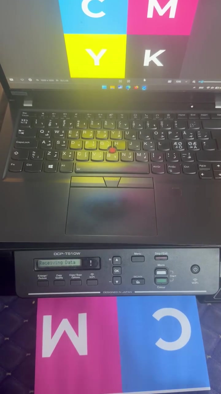 طابعه برذر T 510 مستخدمه ملونه حبر سائل خزان خارجي سعر ٧٥ الف شغاله والفحص مرفق استنساخ و طباعه وسكنر وايفاي كله شغال مكاني بغداد الحديده للاستفسار *********** ملاحظة السعر نهائي
