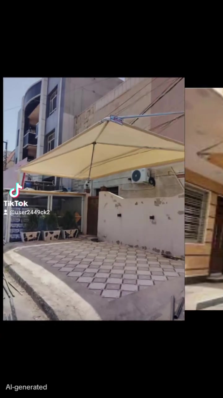 شركه الكرم للمضلات الهرميه  سعر المتر المربع45 ألف 
المظلات الهرميه  غطاء المظلة  كوري واسترالي مصمم للأجواء الصحراويه والجافه يحتوى على مسامات لتسمح بمرور الهواء نسبه العزل للمطر 100% و نسبه العزل للشمس 95%.
تحمي السياره من الحالوب ١٠٠٪
مصنع من خيوط البولي اثيلين والياف الفايبر و Pvc  
يكون التثبيت من جهة واحدة او جهتين حسب الطلب
🔸نوع التغليف قماش كوري واسترالي  (ضمان 5 سنوات)
🔸ألاعمده بوري دأئري 5الى6أنج 2ونص ملم فما فوق
🔸ألهيكل الداخلي بوري دائري2 انج 2ملم اوحسب الطلب
🔸نوع ألحديد ألمغلون  او مصبوغ مع تثبيت براغي 
القياسات حسب الطلب  .
نعمل بجميع المحافظات 
1️⃣- المظلات الهرميه الشمسية والمطريه
2️⃣- المظلات المقوسة الشمسية والمطرية
3️⃣- المظلات العنقودية ذات العمود الواحد
 لمعرفة المزيد، يرجى الاتصال بنا أو مراسلة الصفحة
***********
