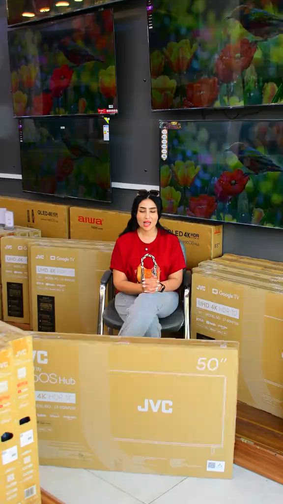 شاشة حجم 50 جي في سي   بقسط شهري ( 27,000 ) 🔥 العنوان / بغداد - جميلة - شارع خير الله- قرب اسواق النخلة للاستفسار  *********** *********** ***********⁩
