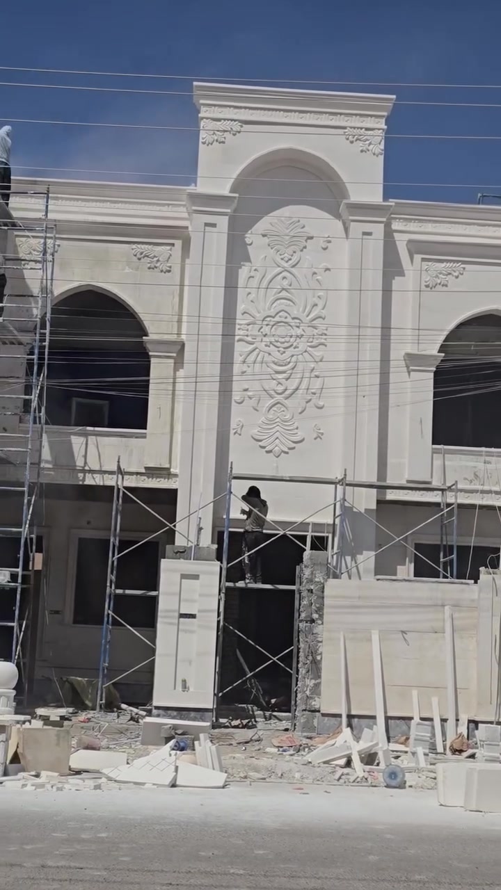 كادر من الموصل  تغليف واجهات حجر مرمر استلام مهندس تصميم وتنفيذ
موقع العمل الرمادي الخالديه للتواصل *********** واتساب

