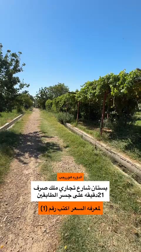 بستان ملك صرف الدوره علي شارع هوررجب الرئيسي ‭***********‬#عقارات_بغداد #عقارات_الدورة #هوررجب #الكراده #بستان 
