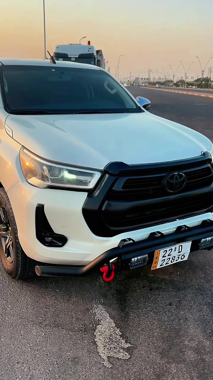 بيك اب هايلوكس TRD 
محرك V6
موديل 2022
فور ويل
رقم اربيل الجديد توه مجدديها شركة سيد نهرو
جاهزة من كلشي اي نقص مابيها طخم تاير حدادة كير محرك تبريد كله جاهز
كفالة من ضربة وصبغ 
عدا باب الصندوك بارد
جاملق خلفي بارد وتكحيل بسيط
مكان السيارة : البصرة / الزبير

للاستفسار ***********
