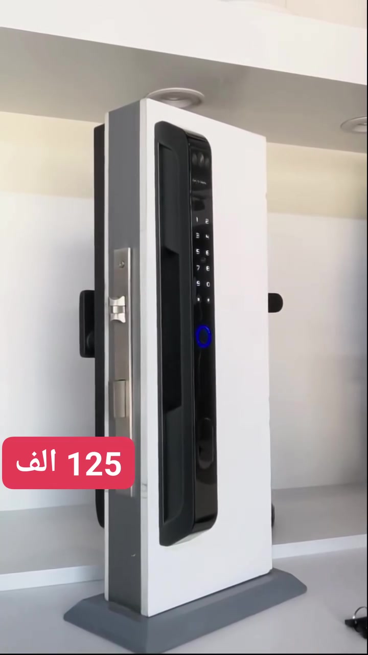 #القفل الذكي لابواب الألمنيوم 

___يفتح بعدة طرق 

*بصمه وجه 
*بصمه اصبع 
*كلمة المرور 
*كارت 
*مفتاح 🔑
*تطبيق هاتف  tuya wifi  فتح عن بعد 

#بطاريه ليثيوم شحن 
#مصنع من سبائك الألمنيوم 
__سنه ضمان 

__موقع الشركه //بغداد حي جامعه شارع الربيع عمارة لقمة ***********
***********

