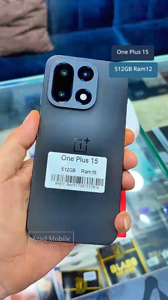 one plus 15 512GB Ram12 #4mobi #oneplus #oneplus15 


**إذا كنت صاحب هذا الإعلان وتريد حذفه لأي سبب، رجاءا أرسل رسالة إلى الدعم الفني**