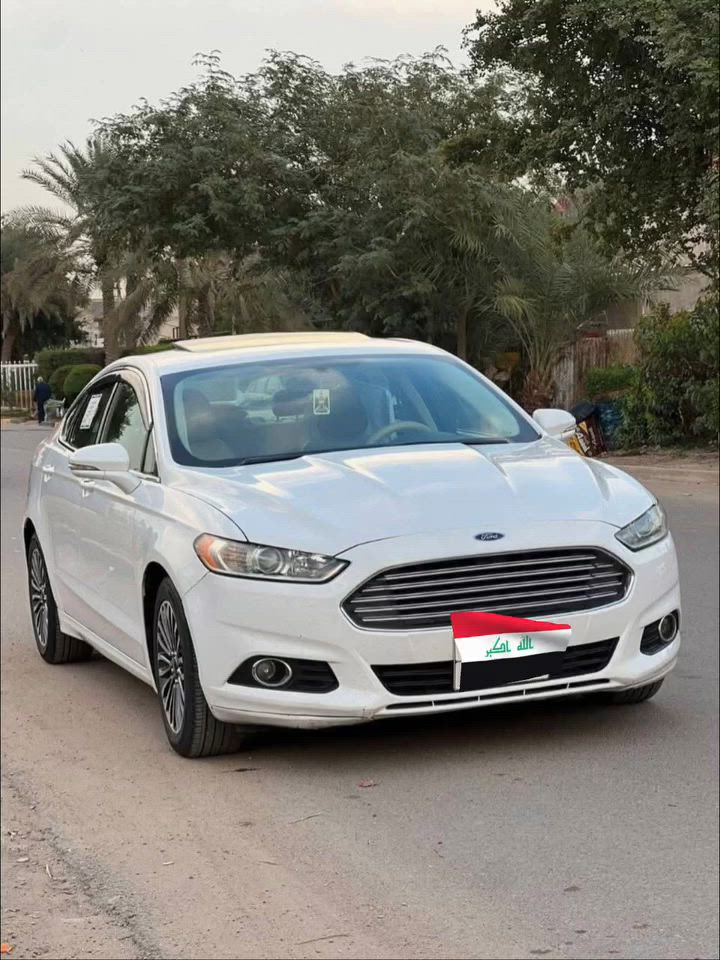 فورد فيوجن 2014 وكالة نيفا
رقم بغداد باسمي اني المالك الثاني للسياره اخذتها من واحد مشتريها زيرو من وكاله القاصد 
محرك ٢٥٠٠ تنفس طبيعي كلين تايتل مكفوله من الضربه بدون قطره طبغ بيها طخه بسيطه بالجاملغ الخلفي للمصداقية 
ماشية ١١٤ الف كيلو 
السبير ما نازل والدوسات البلاديه لسه ما مفتوحات من الجيس 
وكتلوكات السياره ودفاترها وعقد وكاله القاصد موجودات كلهن 

125 سعر نهائي بدون عمله ابد 
***********
