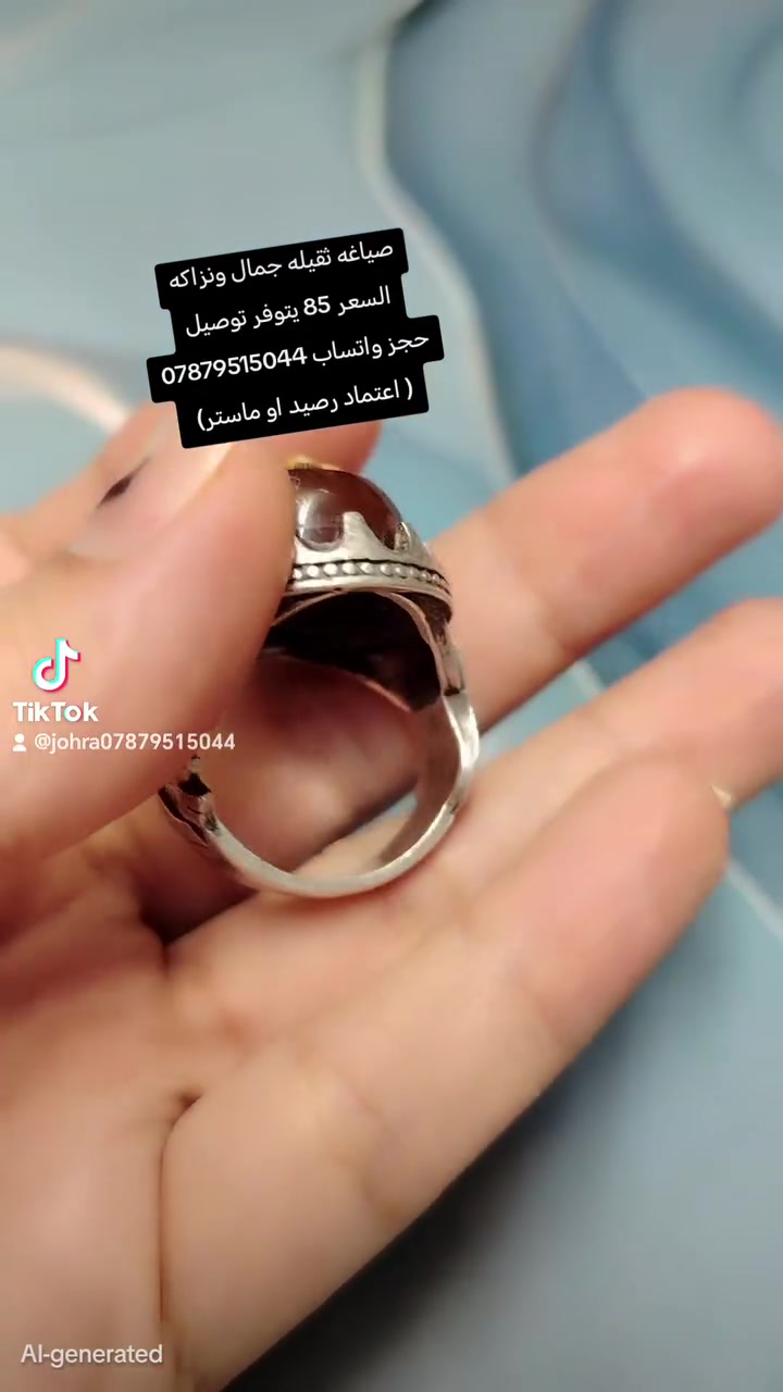 صياغه ثقيله نحت يدوي محترف جدا
السعر 85 يتوفر توصيل
الحجز برصيد اعتماد او ماستر
واتساب ***********
