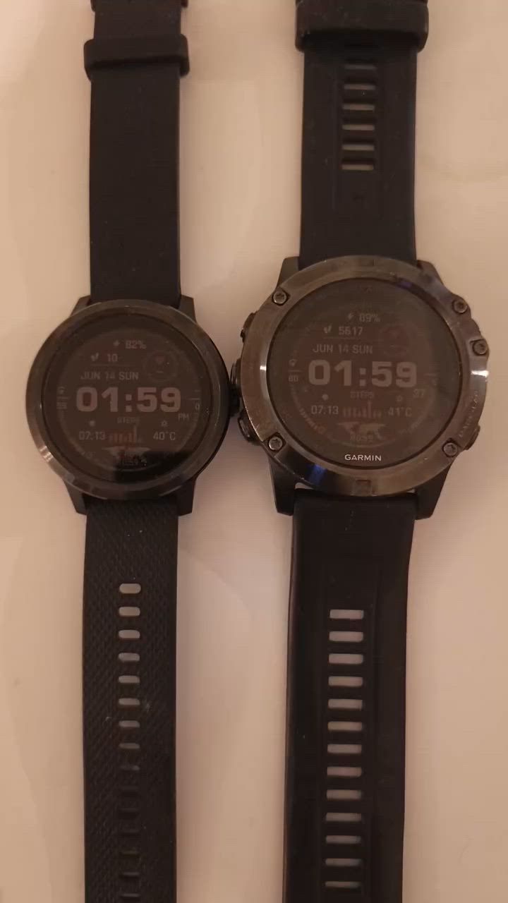 ساعتين كارمن
FENIX 5X
قطر 
51 mm
معدن ستيليس ستيل 
لغة عربية 
خرائط اوف لاين برامج متعددة 
شحن 8 الى 10 يوم
سير ربر
زجاج زفاير
كيبل شحن بدون علبة
سعر البيع
235000

 خاص او واتس اب 
***********
