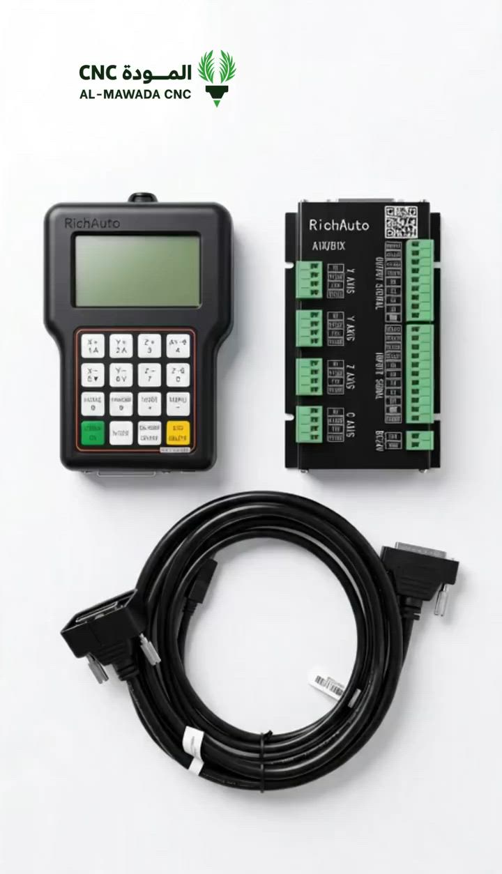 و حدة تحكم RichAuto DSP A11 CNC الأصلية (3 محاور).

 تشمل: اليد + البورد + الكيبلات.

 اطلبوها الآن من خلال الواتس اب

 *********** - ***********
