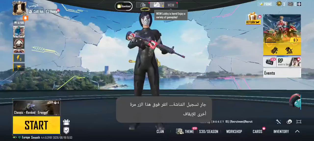 سلام عليكم حساب بوبجي كوريه  مستوى 74
مثل ما موضح جادمك كلشي 

تواصل خاص اريد مراوس بحساب تيك توك او سعر 70 ما تثق لاتجي الحمد الضمان فول 🩶🙂‍↕️ وجه لوجه مكاني كركوك


**إذا كنت صاحب هذا الإعلان وتريد حذفه لأي سبب، رجاءا أرسل رسالة إلى الدعم الفني**