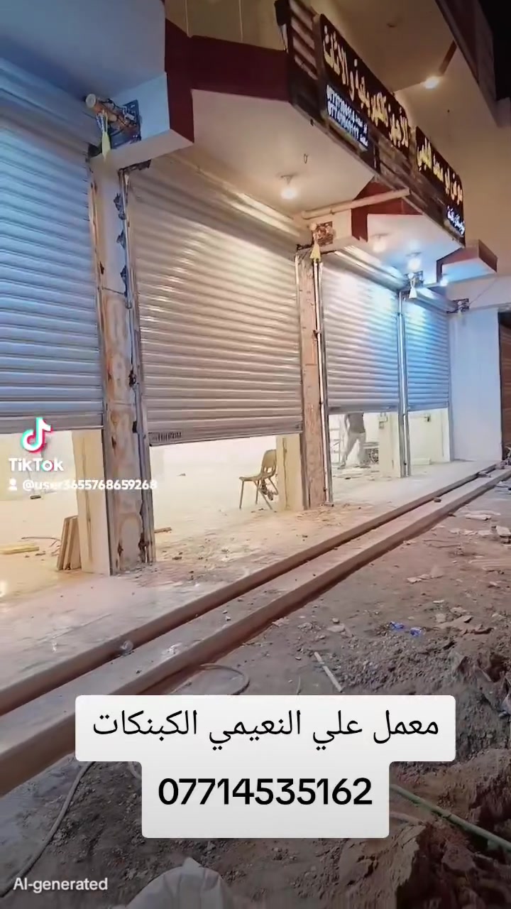 معمل علي النعيمي الكبنكات الحديد والميوم توفرالدينا ماطورات بسعار مناسبه وتصليح كافت الكبنكات   ***********  ***********
