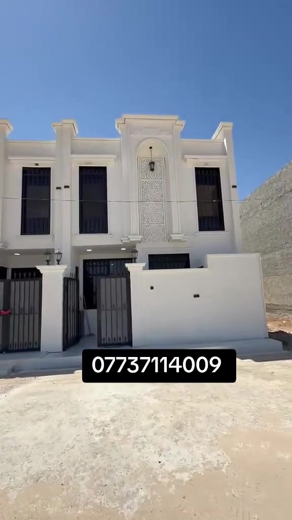 كربلاءالمقدسه
تعلن شركة أبوملاك للمقاولات والعقارات العامه والاستثمارات العقارية، محدودة، المسؤولية.

بإدارة ابو ملاك 
🌟 بيت للبيع – بناء حديث

 2026
🏡 المساحة: 100م 
🏢 الطوابق: طابق ونص 
السعر اضغط رقم واحد 
📍 الموقع: طريق بغداد كربلاء عمود 170 

📄 نوع العقار: طابو زراعي – سند 25
⚡ الخدمات: متوفرة بالكامل

🎥 للمزيد من التفاصيل:
تابع الفيديو أو اتصل على الأرقام التالية:

📞 زين العابدين
*********** واتساب
