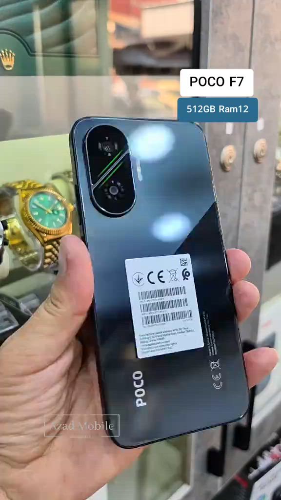 poco f7 512GB Ram12 #4mobi #poco #pocof7 


**إذا كنت صاحب هذا الإعلان وتريد حذفه لأي سبب، رجاءا أرسل رسالة إلى الدعم الفني**
