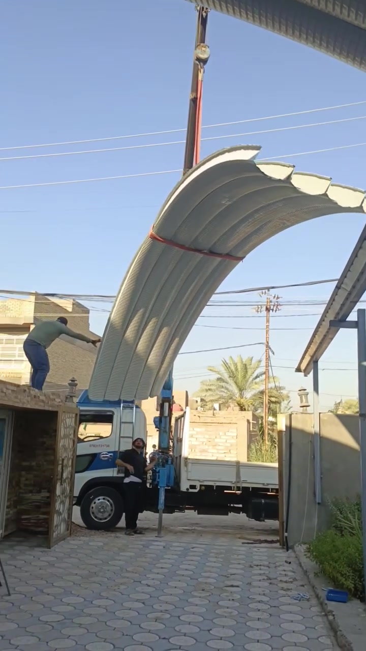 معمل حدادة بركات ثامن الانوار مستعدون لعمل كافة أنواع السقائف الكيسبان والسنديج بنل واسعارنا جدا مناسبه *********** @
