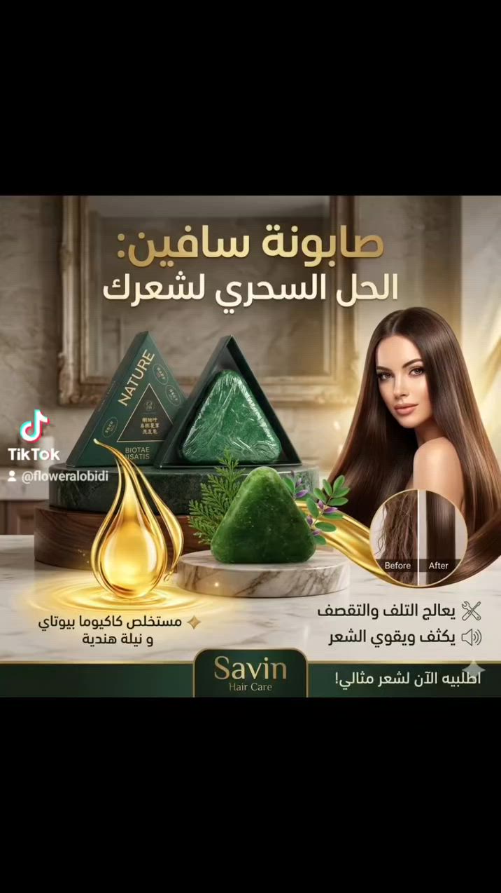 @أبرز المعجبين  @✨#الحل_المثالي_للشعر✨صابونة سافين قرين #بالأعشاب الصينية🌿
تنظف فروة الرأس بعمق وتغذي الشعر من الجذور ليصبح أقوى وأكثر لمعاناً تقليل التساقط تقوية جذور الشعر 

#شعر_طويل #Follow #followme حط_لايك


**إذا كنت صاحب هذا الإعلان وتريد حذفه لأي سبب، رجاءا أرسل رسالة إلى الدعم الفني**