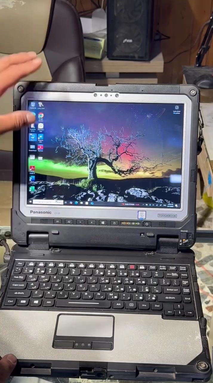 بسعر حصري ......  345......الف دينار فقط

#_تابلت_باناسونك_اصلي_بسعر_345_الف

💗 معالج Core i5جيل سابع رام 8g هارد 256ssd بسعر 345 الف دينار لمس اصبع قلم 
المواصفات
Panasonic Cf 33
                              
نظام ويندوز ١٠ او ١١.....٦٤بت
⬅️ لفنيي ابراج الانترنيت 
⬅️ للتصفح عبر الانترنت,
⬅️ لفنيي صيانة السيارة والاليات الثقيلة
⬅️للعسكريين ووزارة الداخلية
⬅️ للبرامج الحسابيه,
منصبة كاملة ومفعل الويندوز مع البرامج الخدميه
1️⃣ اوفس, ورد, بور بوينت, اكسل, ....
2️⃣ اكروبات ريدر وجميع البرامج الخدمية الاخرى
👇👇👇👇👇👇👇
يحتوي على جميع برامج التواصل الاجتماعي والتعليمي
👆👆👆👆👆👆👆
المواصفات
1- معالج  Core i5 جيل سابع
Core i5-7500@2.4Ghz                               
2- رام 8g
3- هارد 256ssd قابل للتطوير
4- كارت شاشة شير يصل الى 8 كيكا
5- حجم الشاشة  13.3 لمس اصبع قلم نقاوة 2k
6-    كيبورد اصلي ملحق
7- مخرج ايثرنيت عدد 2 مع HDMI عدد ٢
8- مخرج 5 عدد usb
9-  كامرة خلفية امامية
10- واي فاي + بلوتوث+سيم كارت
11- شاحنه خاصه بالجهاز 🔌
12- هديه 🌹  ماوس 🖱️ 
13- ضمان اسبوع 📝
14- باتري  🔋 ضمان  ⏰
&&&&&&&&&&&&&&&&&&&&&&&&&&&&&&&&&
🚕 توصيل جميع المحافظات 5 الف فقط
&&&&&&&&&&&&&&&&&&&&&&&&&&&&&&&&&
👇👇👇👇👇

العنوان:
. مكتب لابتوب اون لاين -بغداد-المإمون - شارع البرج -خلف شهادة جنسية المنصور وقاطع مرور اليرموك قبل أثاث الجشعمي 300 متر
👆👆👆👆👆
ملاحظه
اي شيء مذكور بالاعلان حقيقي وخلاف ذلك الزبون من حقة رفض الطلبيه بدون اجور نقل والشركة تتحمل مصاريف النقل
للأستفسار مراسلة
الصفحة او الاتصال على الارقام
***********
*********** للمفرد والجملة
صفحتنا على التكتوك
laptop_online
 #لابتوبات
