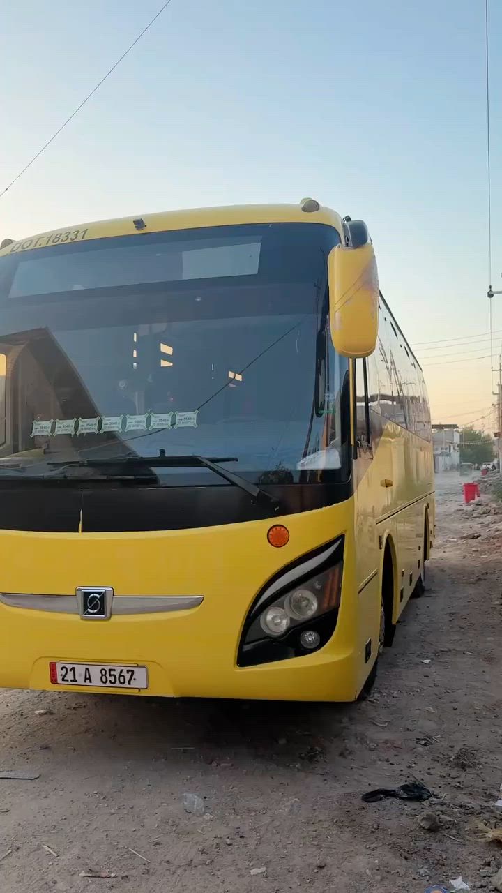 سلام عليكم باص ٣٦ نفر جاهزه ع اخر حبايه تخم تاير حداده كلج جديد مكينه خير من الله ٦ سلندر تبريد مركزي كشن سايق مال اكتروز حواجب وكشن سدر هم مال اكتروز جاهزه للشغل كبل 
للبيع او ( مراوس )للاستفسار ***********
