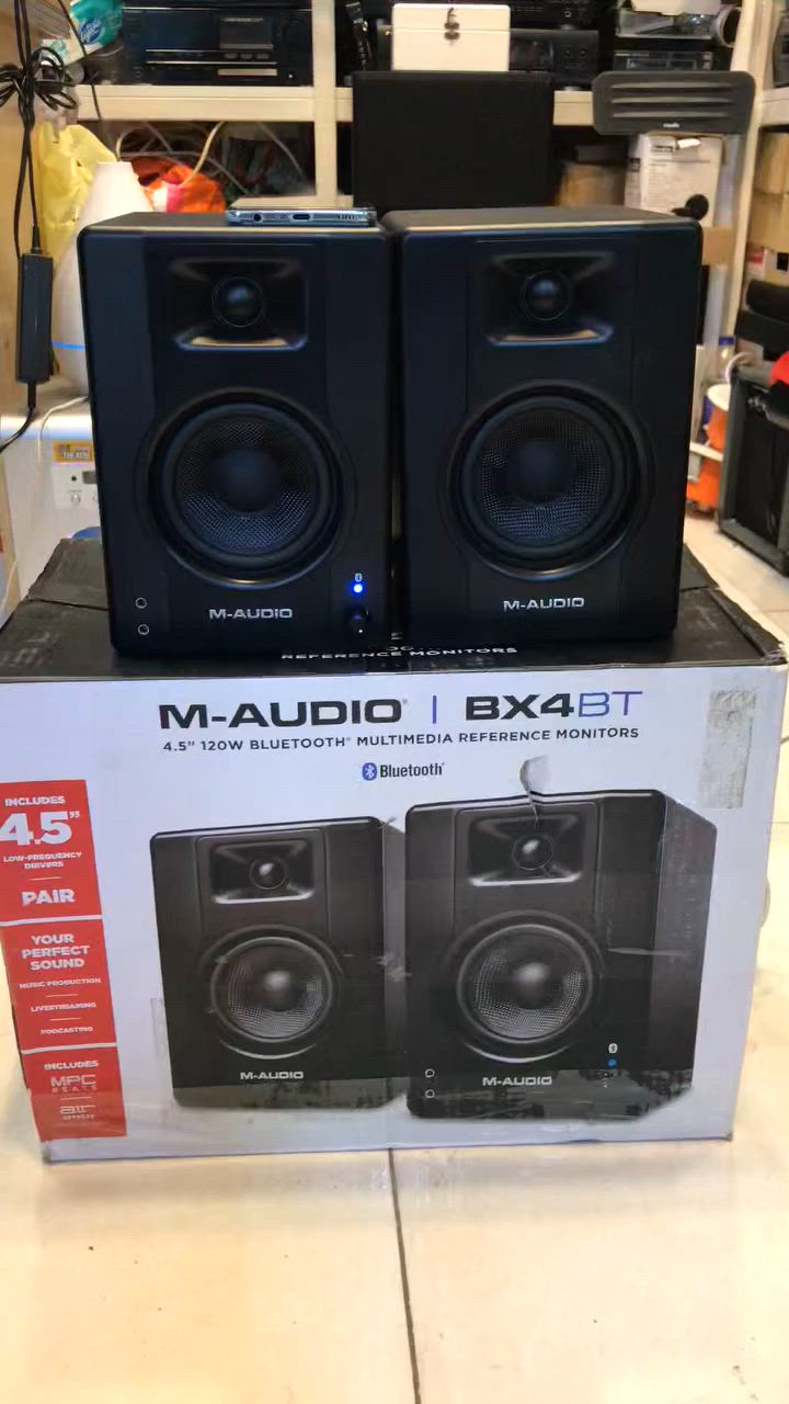 M-AUDIO BX4BT
4.5” 120W Bluetooth 
Multimedia Reference Monitors
( کوردی • عربي )

🟢توصيل موجود الي جميع المحافضات
🟡گەياندن هەیە بۆ هەموو شوێنێک

🟠مــعـرض هــونـەر
🔸للـصوتــیات(امبلیفایر• سماعة• رادیو• انتیك• مایكروفون)
🔸عــنـوان• اربیل سوق بالة • شارع اربعین
🔸مـوبایـل• ***********
                   ***********

🔵پـێـشانـگای هــونـەر
🔹بۆ ئامێری دەنگی و کارەبایی(ئیمپلیفایر• سەماعە• ڕادیۆ• مایکرۆفۆن)
🔹ناونیـشان• هەولیر • بازاری لەنگەی ٤۰م
🔹مـــۆبـایـل• 
***********
***********

•••••••••••••••••••••••••••••••••••••••••••••••••••
#iraq #kurdistan #duhok #zaxo #hawler #karbala #slemani #erbil #baghdad #kurd #kurdish #akre  #karkuk #kuwait #najaf
#amplifier #audio #subwoofer #sound #music #audiophile #bass #stereo #amplifiers #speaker #soundsystem #speakers
#اربيل #العراق #بغداد
