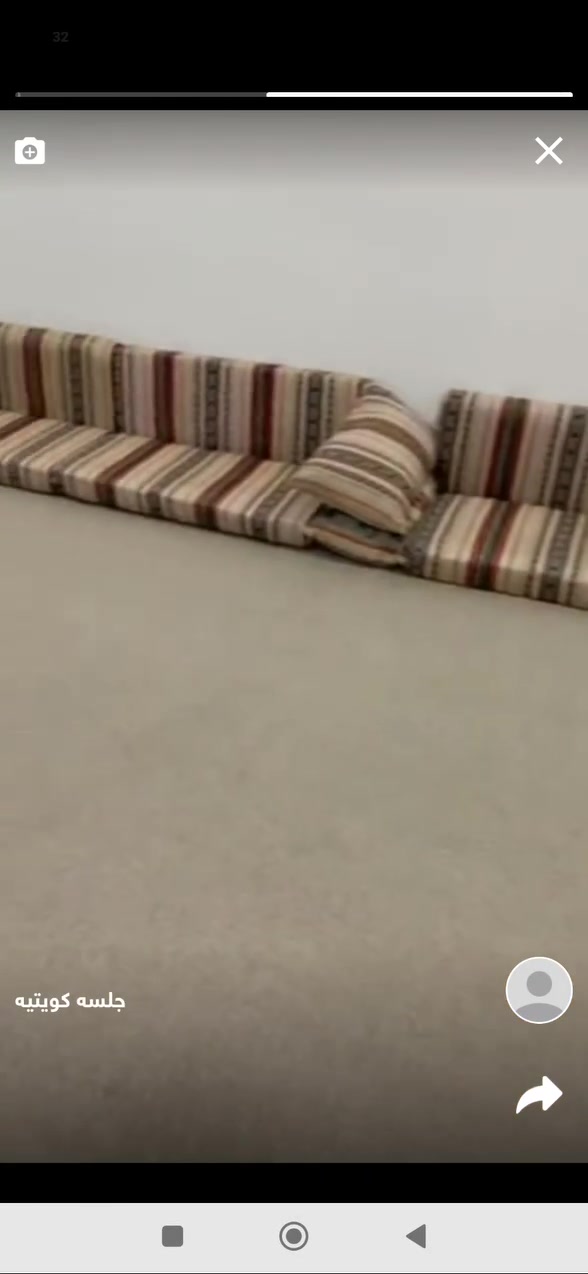 السلام عليكم جلسه بدوي  نضيفه كويتيه  14 مسند ضهر 
زوايه. 2
مخاد. 5
مساند 4 اشتريتها وبيتنه صغير وماكفت مكاني بصره القبله للاتصال 
***********
