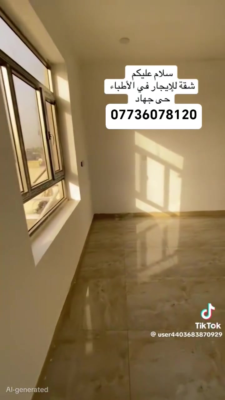سلام عليكم
شقة الإيجار طابق 3
طلاب أو شخص وحده 
حي جهاد الأطباء
***********
