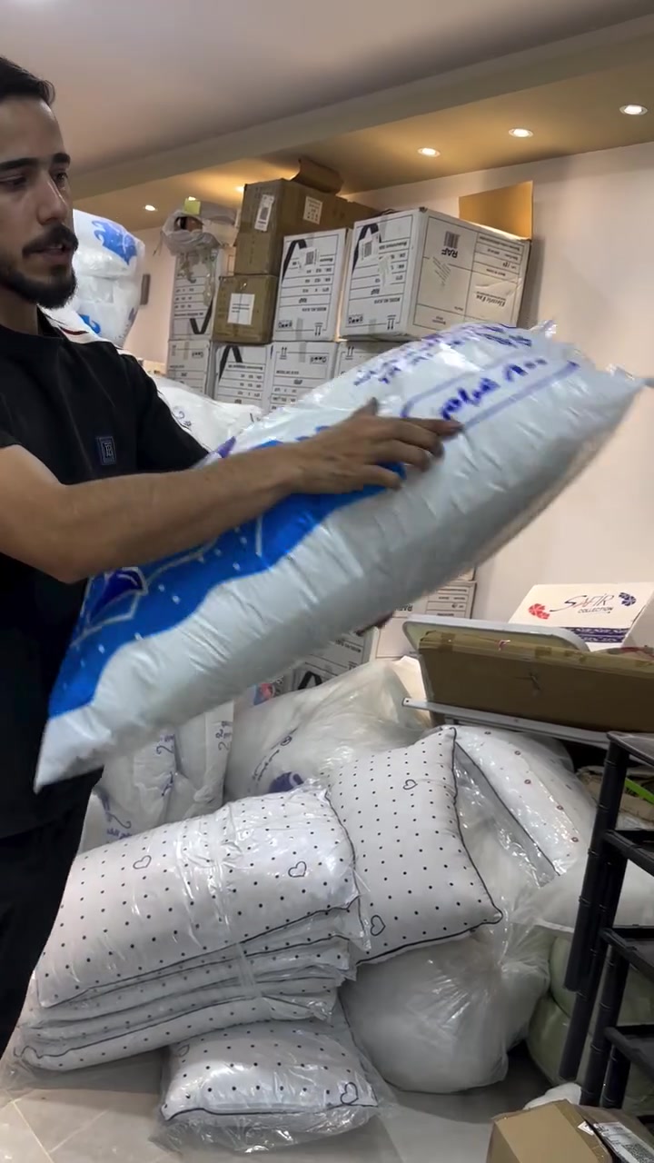 عرض خاص لاصحاب زوار ابا عبدالله 
مخده وزن 800 غرام 
ديباج طبي 
قياس مخده 70 في 50 
سعر قطع ب 3 الف
قطعتين ب 5 الف
موجود خدمه توصيل جميع محافضات
للحجز وتساب : ***********
عنوان نجف حي النداء شارع مكاتب
 #عروض #مفروشات   #كربلاء #النجف
