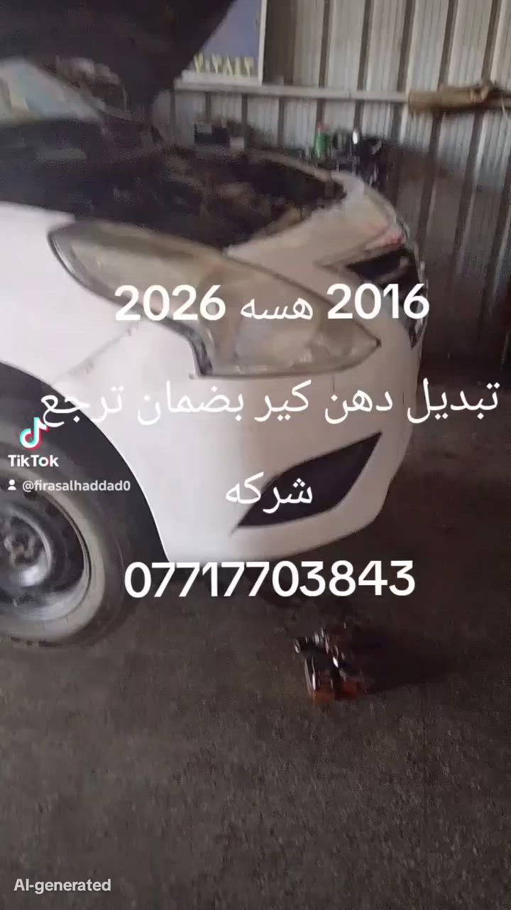 غدا الجمعة موجودين واخل الورشه ونستقبل الجميع نضام العمل الحجز المسبق...
حدادة صدر.....تبديل دهن كير...فيتر كير مكينه..
العنوان بغداد شارع 6 دخل كراج الكرامه ورشة الملوك ***********
نضمن لكم انسب الأسعار والجوده العاليه في العمل والمواد..
#الجميع
#نيسان
