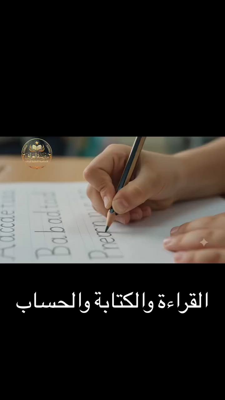 أبوابنا مفتوحة لاستقبال براعمنا (الأولاد والبنات) في ابتدائية العراق. نوفر لهم بيئة تعليمية تليق بطموحكم.

السيدية، شارع الخيزران، مقابل جامعة الشعب.
للتواصل وحجز المقاعد:
📱 ***********
📱 ***********
