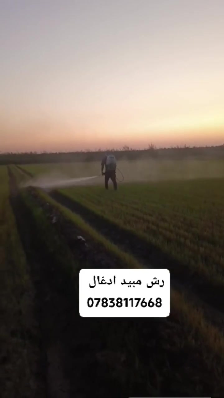 مستعدون لرش مبيد ادغال ***********

