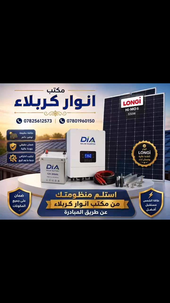 يتوفر لدينا منظومات طاقه شمسيه ضمن مبادرة البنك المركزي 
بدون مقدم فقط قسط لمدة ٧سنوات باقساط مريحه 
***********
