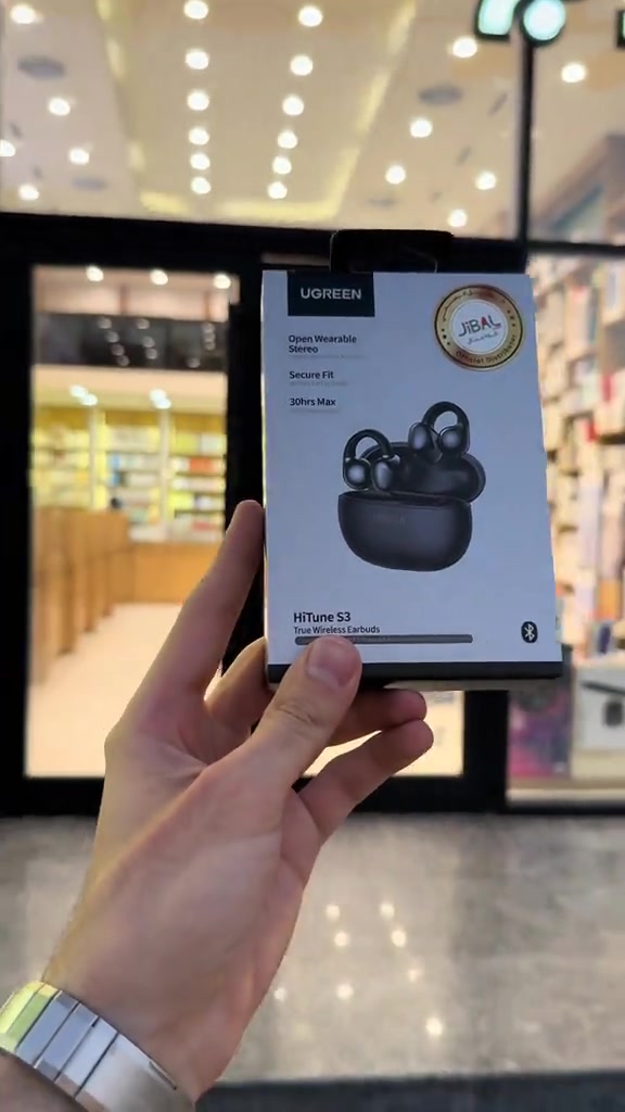 🎧 UGREEN HiTune S3… سماعة بشكل مختلف وتجربة تستاهل 🔥 تصميم Open-Ear مريح، صوت قوي، Bluetooth 5.4 وبطارية توصل لـ30 ساعة ⚡️ إذا تريد سماعة للدوام، الرياضة أو الاستخدام اليومي… هاي خيار حلو 👌🏻 📍 فرع الربيعي: *********** 📍 فرع المنصور: *********** #UGREEN #HiTuneS3 #سماعات #اكسسوارات #تقنية   
