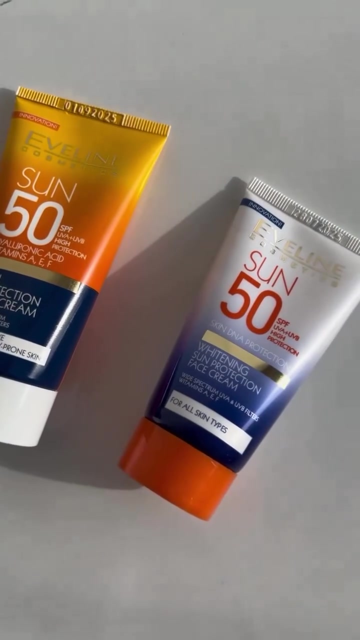 #كوزمتك_دانيال

يقدم لكم

EVELINE SUN CREAM واقي شمس وکریم تفتيح للوجه من إيفلين منتج مبتکر وحصري يجمع بين الحماية من أشعة الشمس وتفتيح البشرة. بتركيبة تفتیح نشطة تمنح البشرة مظهرا مشرقا ونضرا معزز بنظام حماية عالي يحمي البشرة بشکل فعال من الأشعة الفوق بنفسجية تركيبة خفيفة ولطيفة غير لزجة مناسب لجميع أنواع البشرة

للحجز والاستفسار مراسلة الصفحه او على الرقم *********** واتساب

خدمة توصيل داخل كربلاء وجميع محافظات العراق
